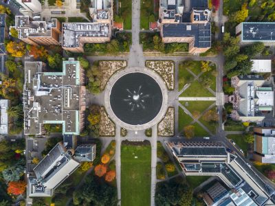 One short walk around Drumheller Fountain, one giant leap for WA Space Grant